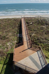 Sandpiper's old boardwalk, remodeled Spring 2016. 