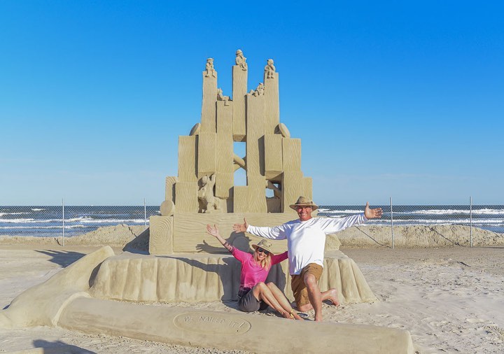 Sand sculpture at Port Aransas sandfest