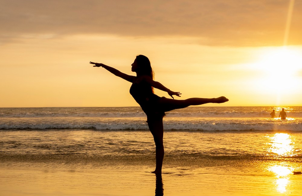 Free yoga on the beach in port aransas